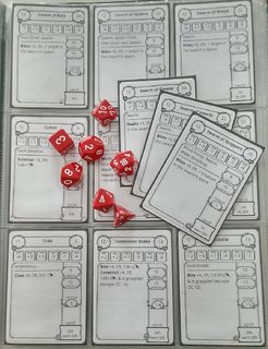 Monster Cards - CR 0-2 (except Dragons) - Xacur | DriveThruRPG.com